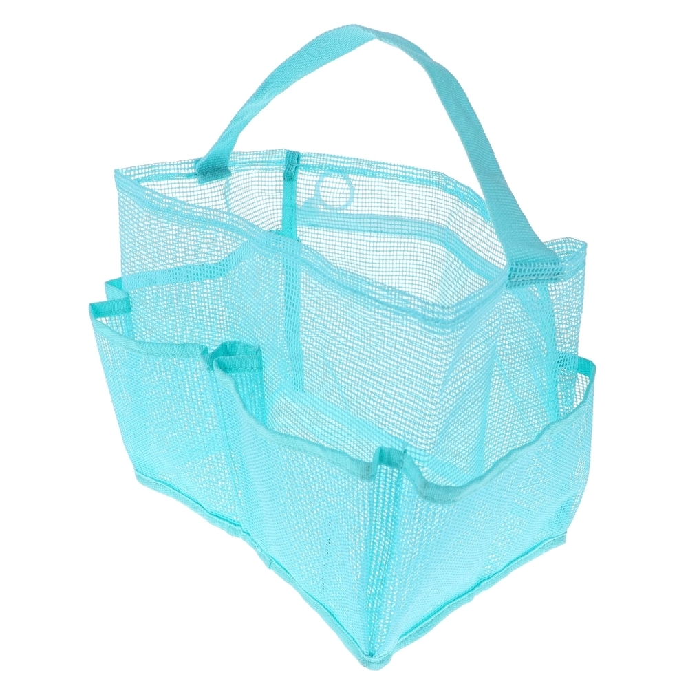 Light Blue Mesh Shower Caddy